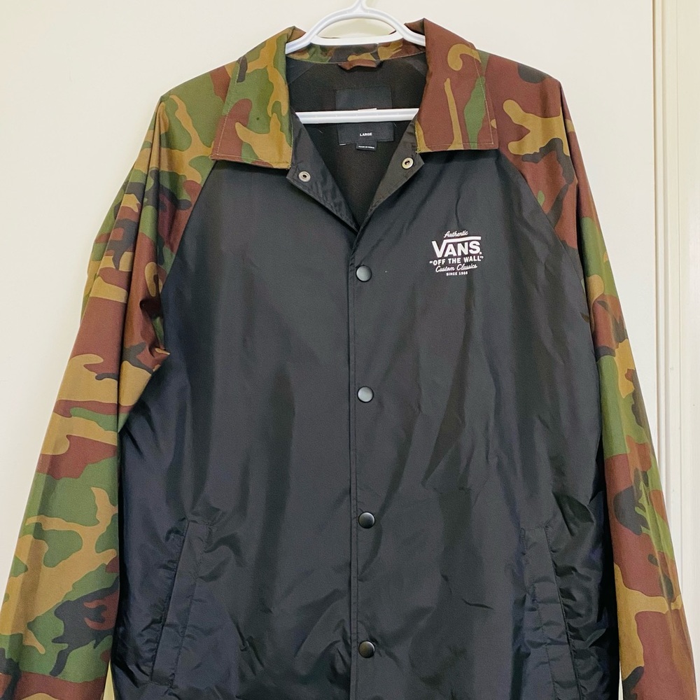 VANS Large CamoTorrey Coaches Jacket